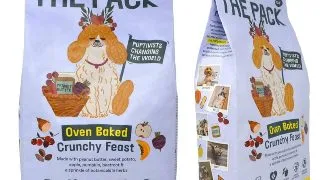 THE PACK Oven Baked Crunchy Feast, XS-XL, Legume si Fructe, hrana uscata caini, 5kg