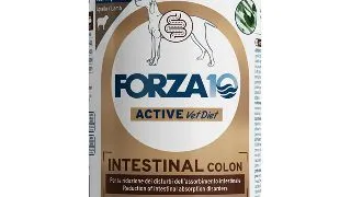 FORZA10 Active VetDiet Intestinal Colon, XS-XL, Miel, dieta veterinara, conserva hrana umeda monoproteica caini, sistem digestiv, (pate), 390g
