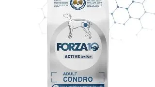 FORZA10 Active VetDiet Chondro, XS-XL, Peste, dieta veterinara, hrana uscata monoproteica caini, sistem articular, 10kg
