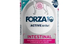 FORZA10 Active VetDiet Intestinal, XS-XL, Peste, dieta veterinara, conserva hrana umeda caini, sistem digestiv, (pate), 390g