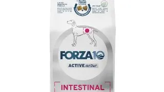 FORZA10 Active VetDiet Intestinal, XS-XL, Peste, dieta veterinara, hrana uscata monoproteica caini, sistem digestiv, 10kg