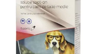 ZERONIL, deparazitare externa caini, pipete ZERONIL, deparazitare externa caini, S-M(10 - 20kg), pipete, 134mg x 6buc