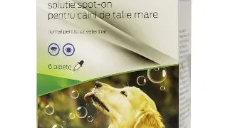 ZERONIL, deparazitare externa caini, pipete ZERONIL, deparazitare externa caini, M-XL(20 - 40kg), pipete, 268mg x 6buc