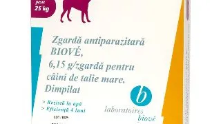 LABORATOIRES BIOVE, deparazitare externa caini, zgarda LABORATOIRES BIOVE, deparazitare externa caini, L-XL, zgarda, 60 cm, 1buc
