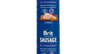 Hrana umeda pentru caini Brit, Salam cu Pui si Iepure, 800g