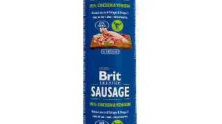 Hrana umeda pentru caini Brit, Salam cu Pui si Vanat, 800g