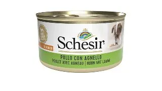 SCHESIR Complementary Adult Small , XS-S, Pui si Miel, conserva hrana umeda caini, (in aspic), 85g