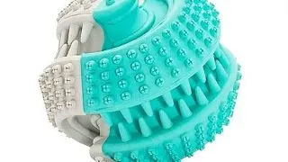 Jucarie Pentru Caini, HipHop, Dental, Minge Bicolora, Aroma Menta