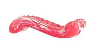 Jucarie Pentru Caini, HipHop, Dental, Os Antibacterian, Aroma Friptura De Vita, Cauciuc, 13.5cm