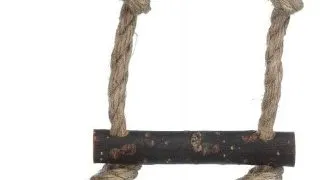Jucarie Trixie Scara Lemn Natur, 40 cm
