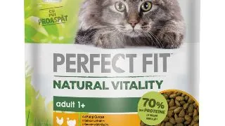PERFECT FIT Natural Vitality, Pui si Curcan, hrana uscata pisici, 650g