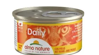 ALMO NATURE Daily Cat, Pui, conserva hrana umeda fara cereale pisici, (pate), 85g