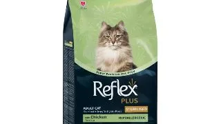 REFLEX Plus Sterilised, Pui, hrana uscata pisici sterilizate, 15kg