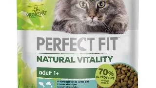 PERFECT FIT Natural Vitality, Somon si Peste alb, hrana uscata pisici, 650g
