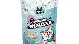 MR BANDIT Creamy Mousse, Ton, punguta, recompense pisici, (topping) MR BANDIT Creamy Mousse, Ton, punguta, plic recompense pisici, (topping), 60g