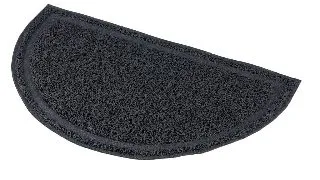 Covoras in fata litierei, PVC, 41*25 cm, Antracit