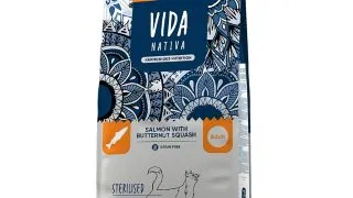 VIDA NATIVA Nordica Sterilised, Somon si dovleac, hrana uscata fara cereale pisici sterilizate, 7kg