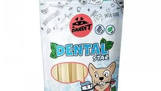 Recompense pentru caini Mr. Bandit DENTAL STARS, vita 70g