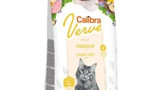 CALIBRA Verve GF Sterilised, Pui si Curcan, hrana uscata fara cereale pisici sterilizate, 3.5kg