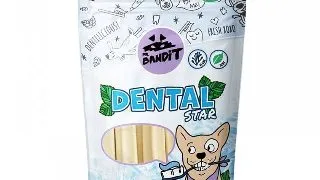 Recompense pentru caini Mr. Bandit DENTAL STARS, rata 70g