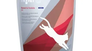 TROVET Cat Renal & Oxalate RID, dieta veterinara pisici, plic hrana umeda, afectiuni renale si urinare (oxalati), (pate), 85g