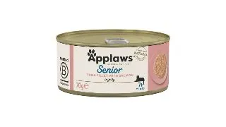 APPLAWS Senior, Ton si Somon, conserva hrana umeda pisici senior, (in aspic), 70g