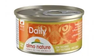 ALMO NATURE Daily Cat, Curcan, conserva hrana umeda fara cereale pisici, (pate), 85g