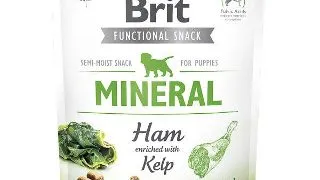 Recompense caini Brit Care Dog Snack Mineral Ham for Puppies 150 g 150g