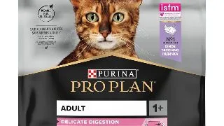PURINA Pro Plan Delicate OptiDigest Adult, Curcan, hrana uscata pisici, sensibiltati digestive, 400g
