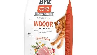 BRIT Care Indoor Anti-Stress, Pui, hrana uscata fara cereale pisici, antistres, 2kg