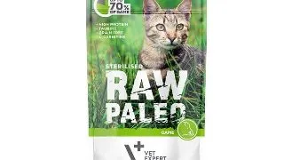 Raw Paleo Sterilised Cat Vanat, 100 g