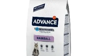ADVANCE Hairball, Curcan, hrana uscata pisici, limitarea ghemurilor de blana,1.5kg