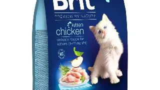 BRIT Premium by Nature Kitten, Pui, hrana uscata pisici junior, 8kg