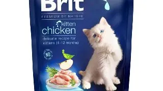 BRIT Premium by Nature Kitten, Pui, hrana uscata pisici junior, 800g
