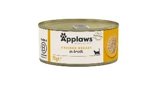 APPLAWS Piept, Pui, conserva hrana umeda pisici, (in supa), 70g