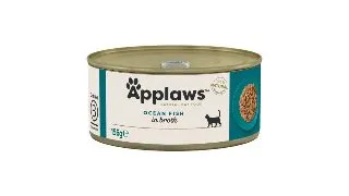 APPLAWS, Peste, conserva hrana umeda pisici, (in supa), 156g