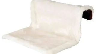 TRIXIE sezlong pentru calorifer dreptunghiular pisici, poliester, bej si crem, 45 x 26 x 31 cm