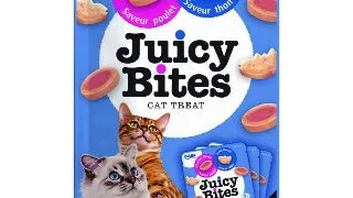 INABA Churu Juicy Bites, Ton si Pui, punguta recompense fara cereale pisici, semimoist, 33.9g