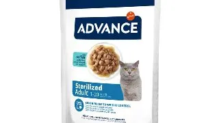ADVANCE Sterilised, Cod, plic hrana umeda pisici sterilizate, (in sos), 85g