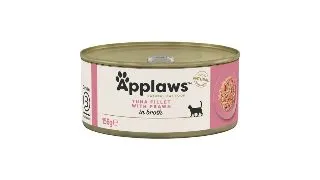 APPLAWS File, Ton si Creveti, conserva hrana umeda pisici, (in supa), 156g
