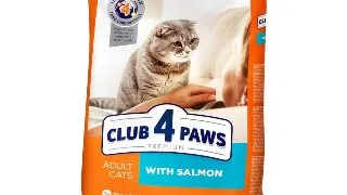 CLUB 4 PAWS Premium, Somon, hrana uscata pisici, 14kg