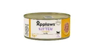 APPLAWS Kitten, Pui, conserva hrana umeda pisici junior, (in aspic), 70g