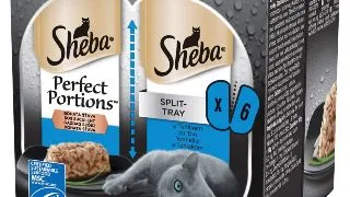 SHEBA Perfect Portions, Ton, tavita hrana umeda pisici, (in sos), multipack, 37.5g x 6buc