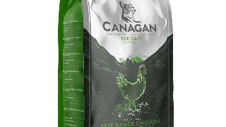 CANAGAN Free Range Chicken, Pui, hrana uscata fara cereale pisici junior & adult, 375g