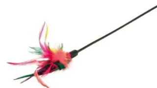 Trixie, undita cu pana, jucarie, pisici, plus, multicolor, 50cm