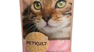 PETKULT Pui, hrana umeda fara cereale pisici PETKULT Pui, plic hrana umeda fara cereale pisici, 100g