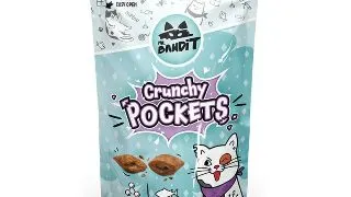 MR BANDIT Crunchy Pockets, Ton, punguta recompense pisici, 40g