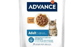 ADVANCE, Pui, plic hrana umeda pisici, (in sos), 85g