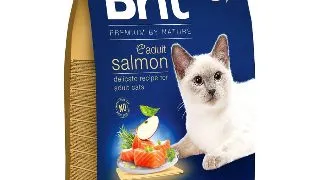 BRIT Premium by Nature, Somon, hrana uscata pisici, 8kg