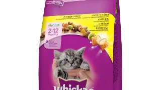 WHISKAS Junior, Pui, hrana uscata pisici junior, 300g